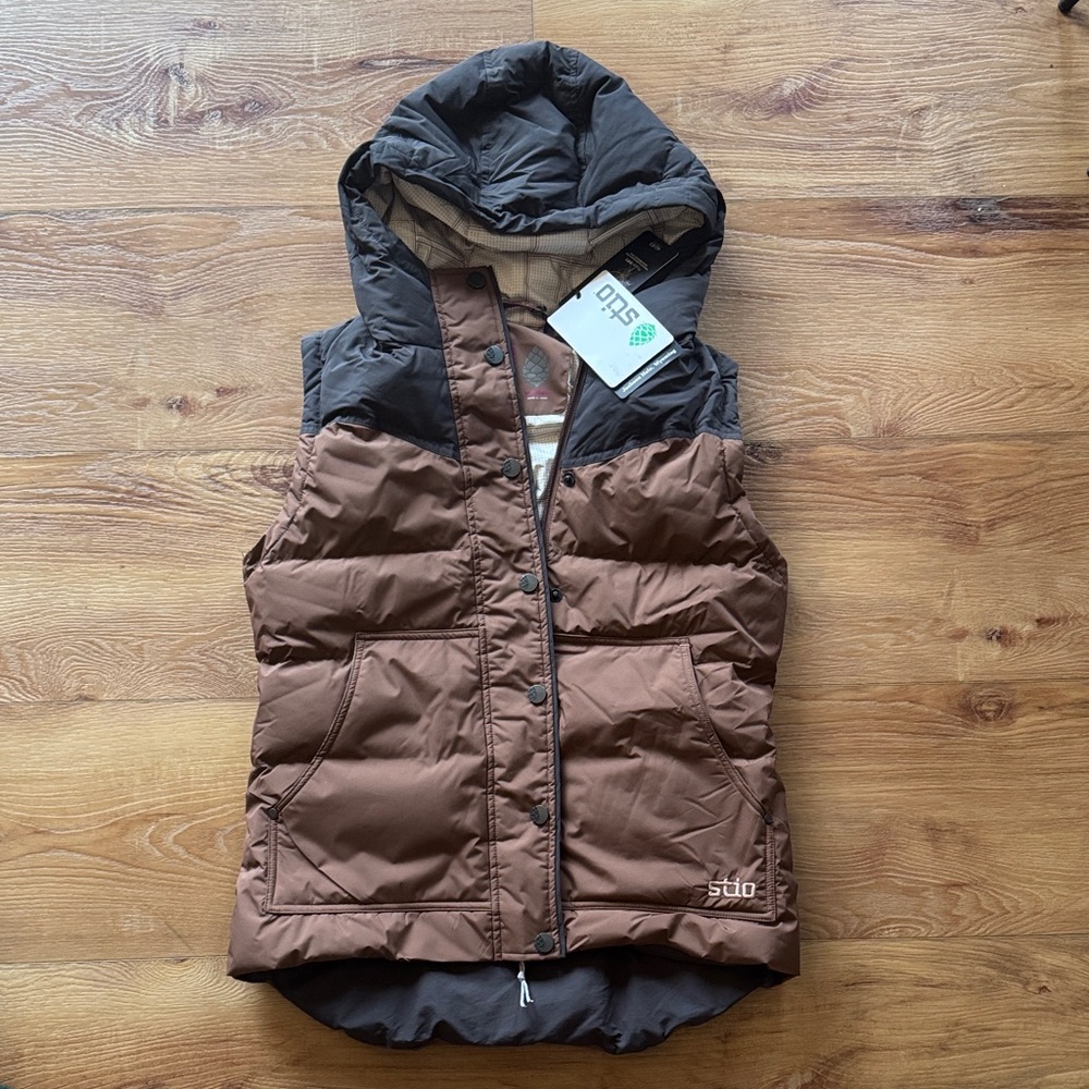 Stio Brown and Black Women's Vest